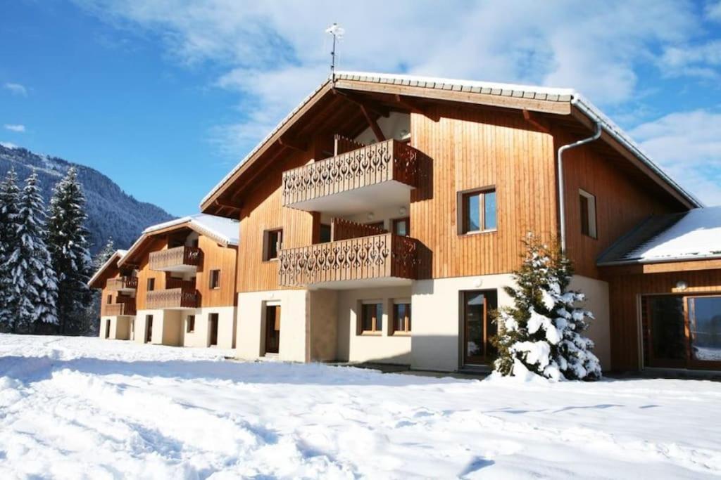 Appartement Rez-De-Chaussee, Cosy T3 4 A 6 Pers Avec Piscines Interieure & Exterieure A Samoens En Haute-Savoie المظهر الخارجي الصورة