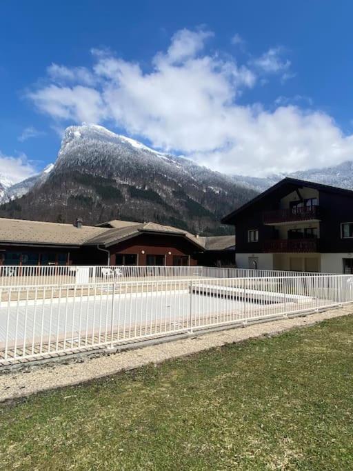 Appartement Rez-De-Chaussee, Cosy T3 4 A 6 Pers Avec Piscines Interieure & Exterieure A Samoens En Haute-Savoie المظهر الخارجي الصورة